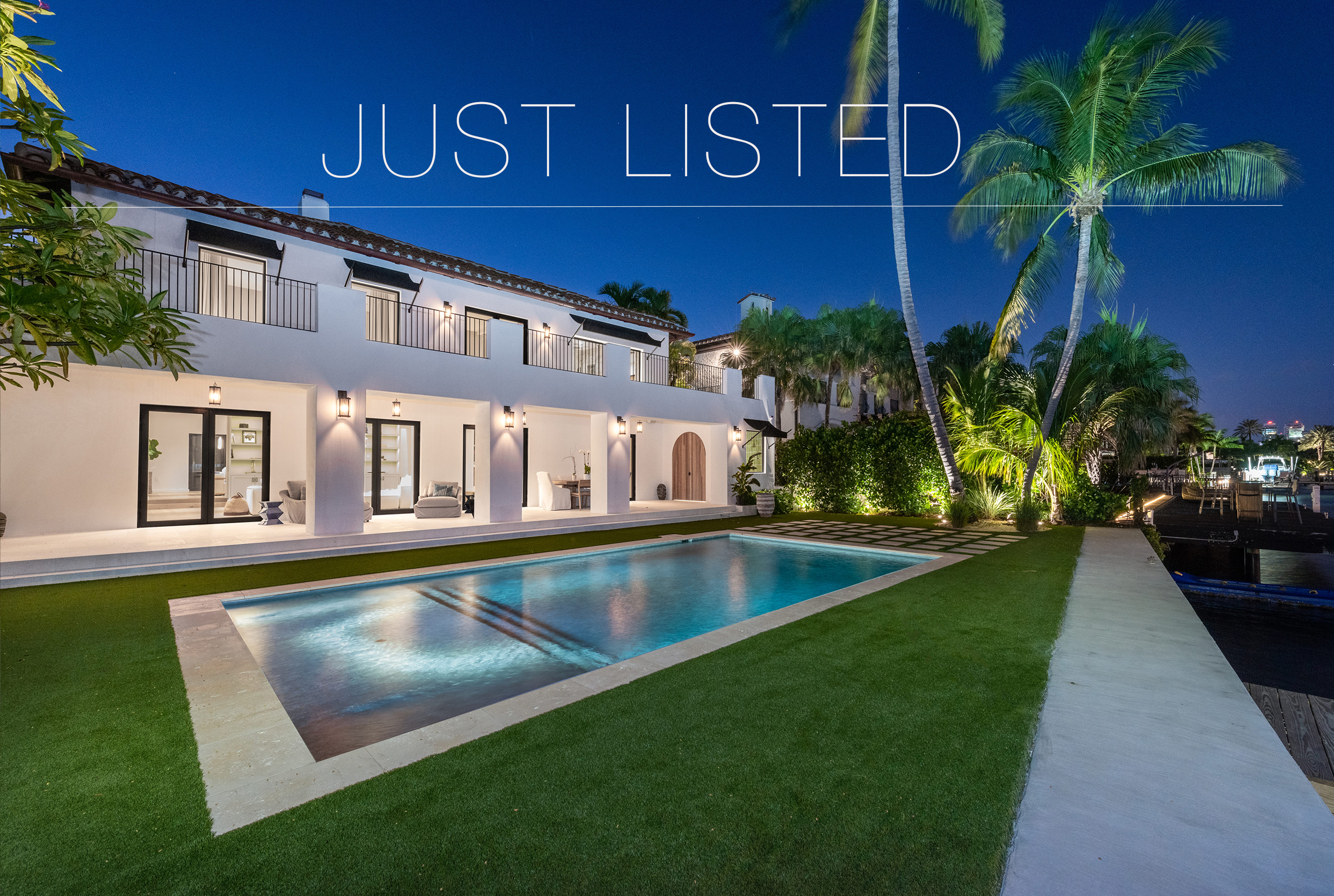 Just Listed by Nelson Gonzalez | Remodeled Luxury Waterfront Home in Miami Beach