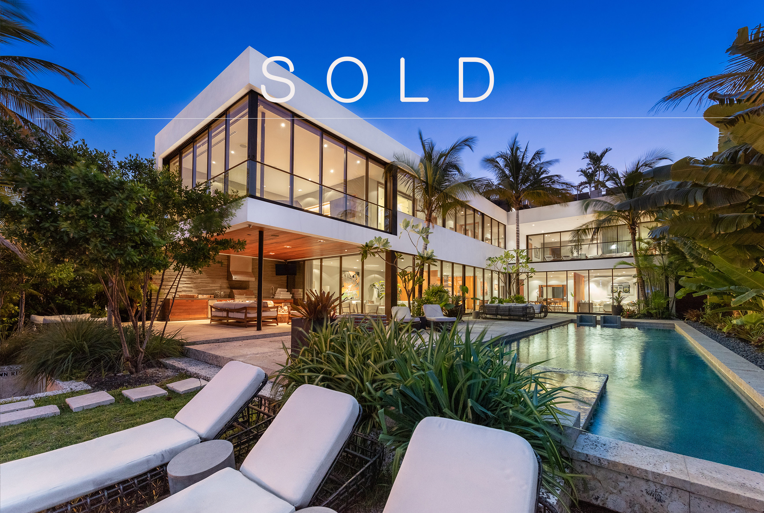 SOLD Luxury Modern Home on Venetian Islands in Miami Beach Listed by Nelson Gonzalez