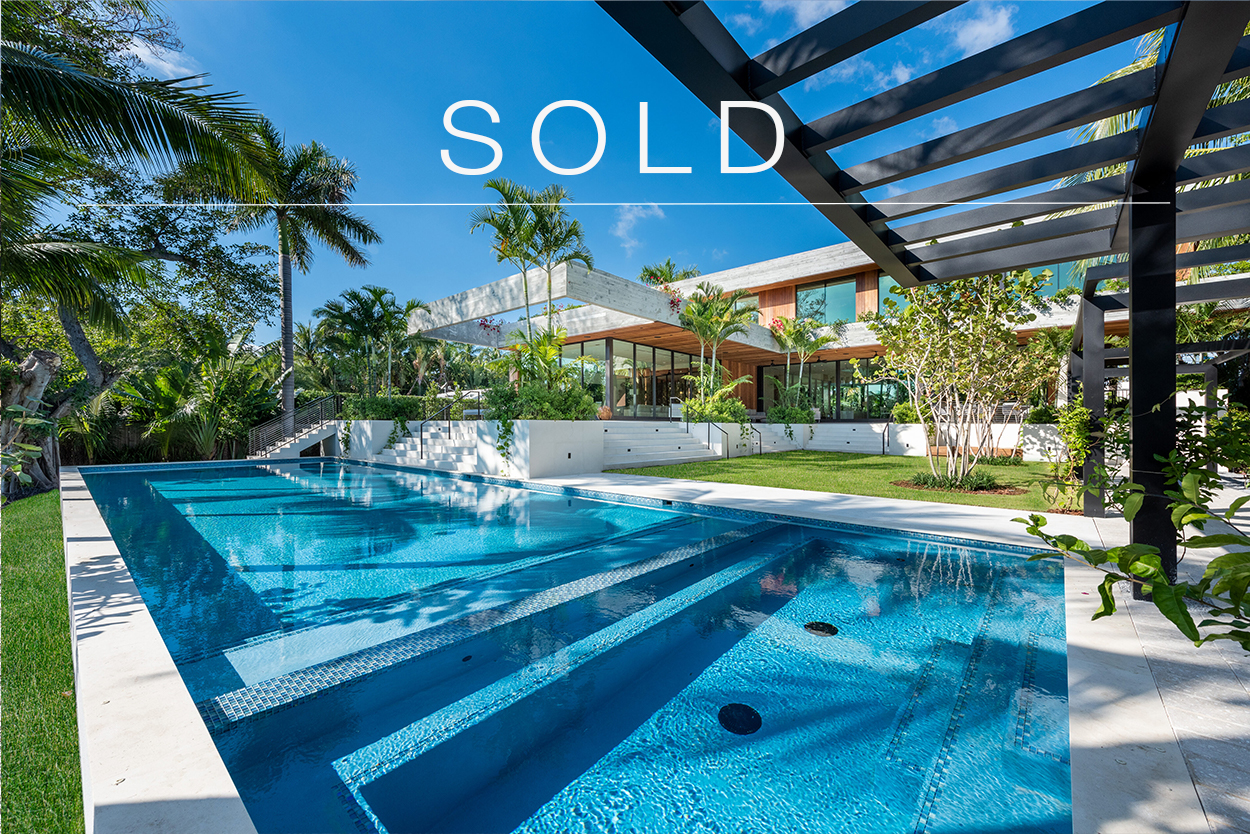 SOLD: $18,500,000 | Waterfront Mansion on Sunset Islands in Miami Beach Sold by Nelson Gonzalez