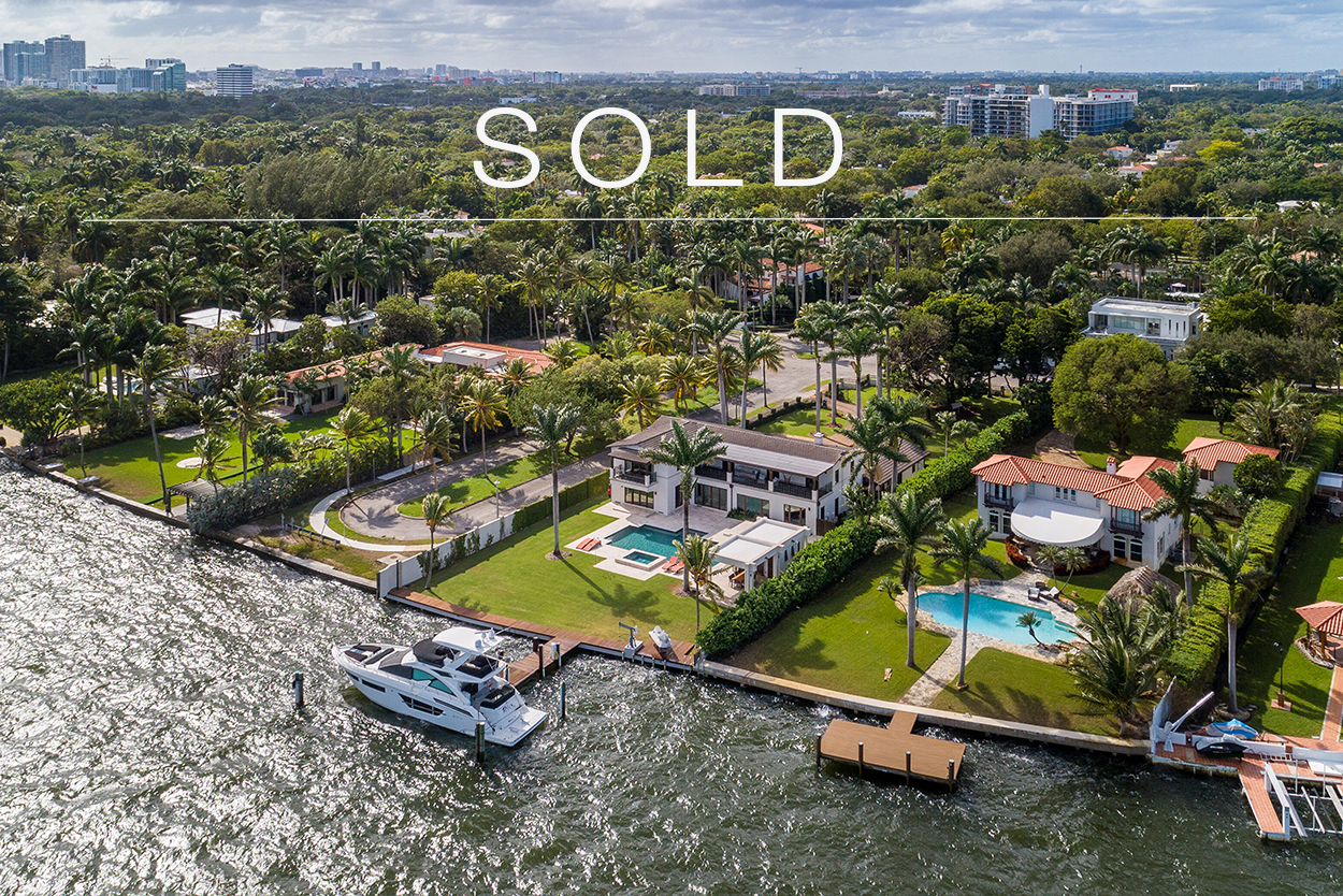 SOLD at $14,350,000 by Nelson Gonzalez | Modern Waterfront Home on Allison Island